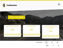 Tablet Screenshot of nr1trafikkskole.no